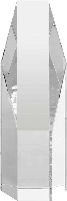 Trofeo de cristal diagonal