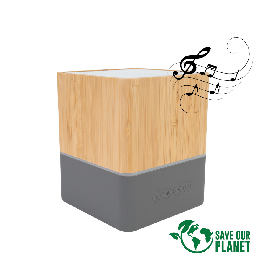 Parlante Altavoz grande de Bamboo