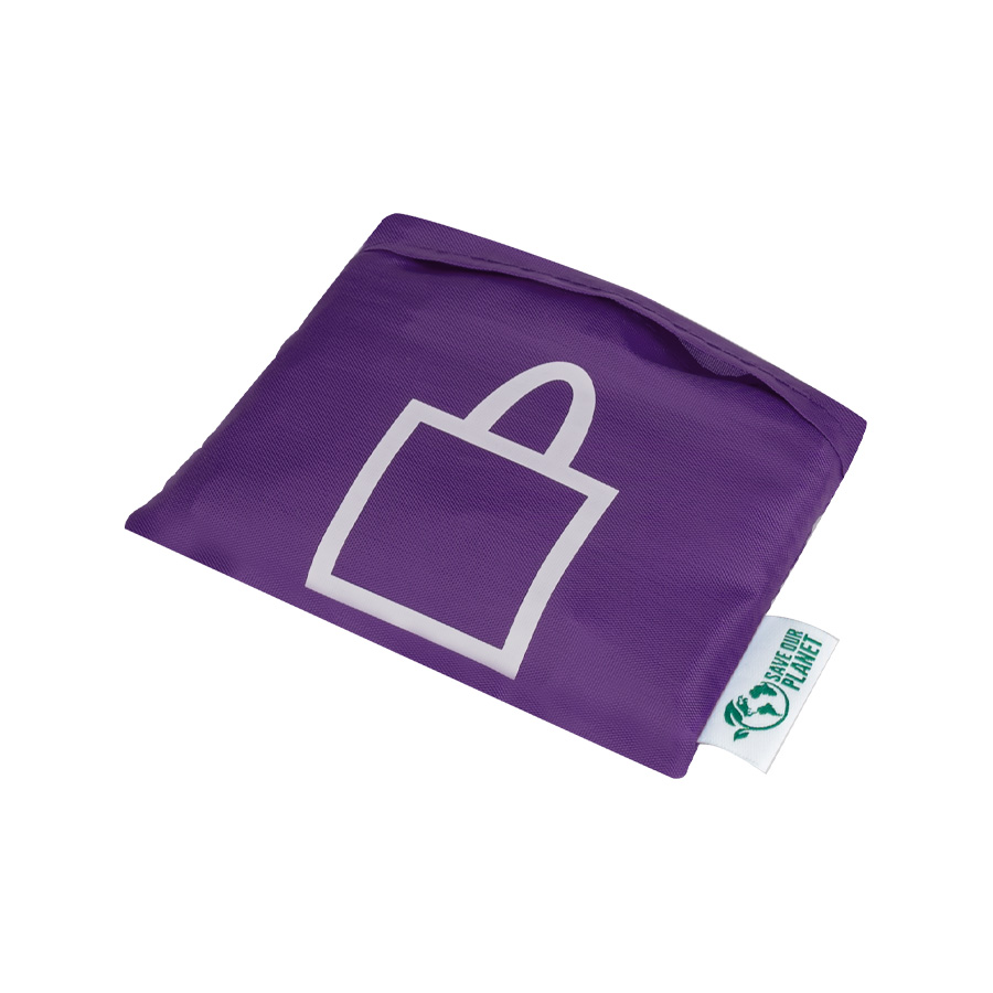 Bolsa de compras compactable en tela RPET